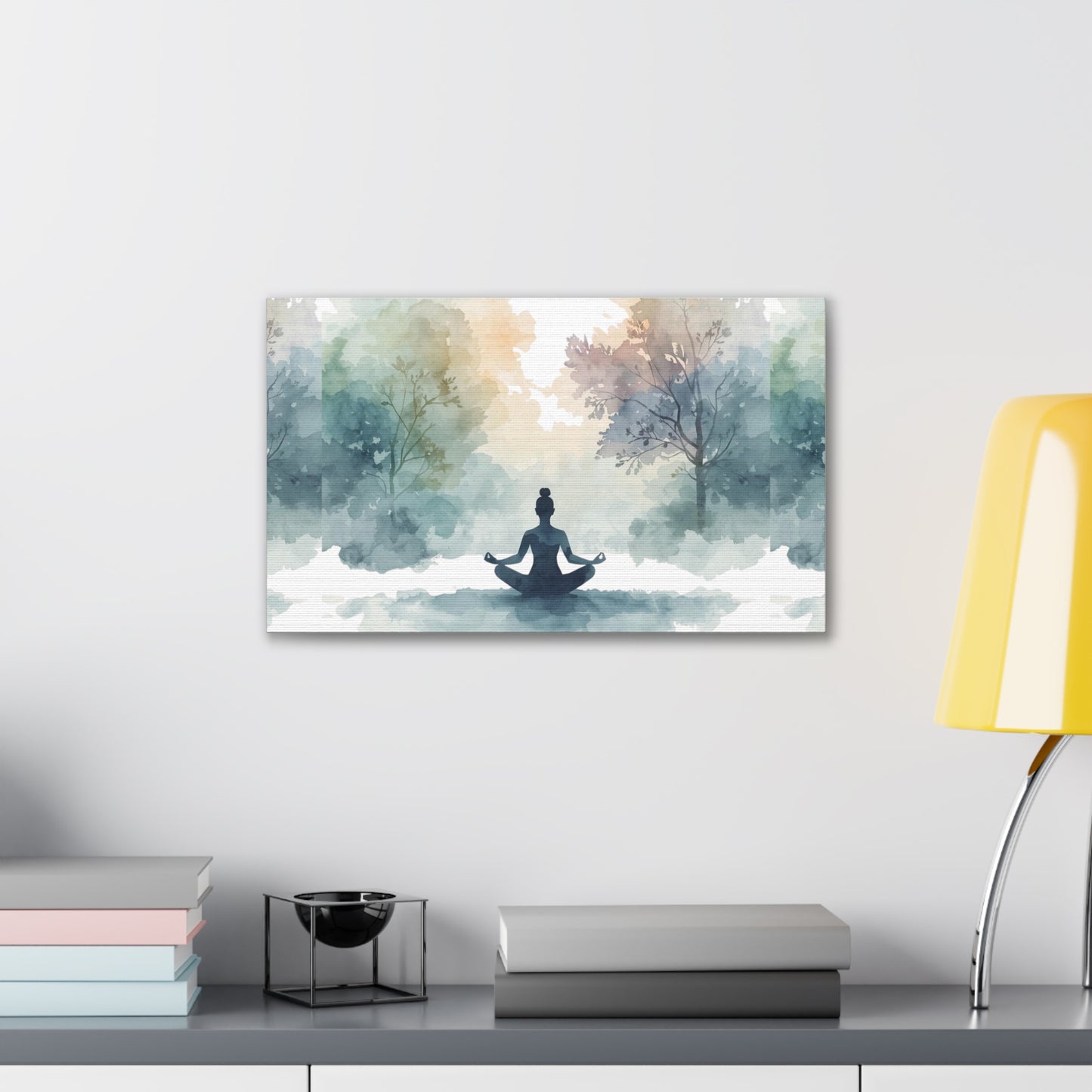 Peace Within Meditation Canvas Wall Art | Eco-Limited