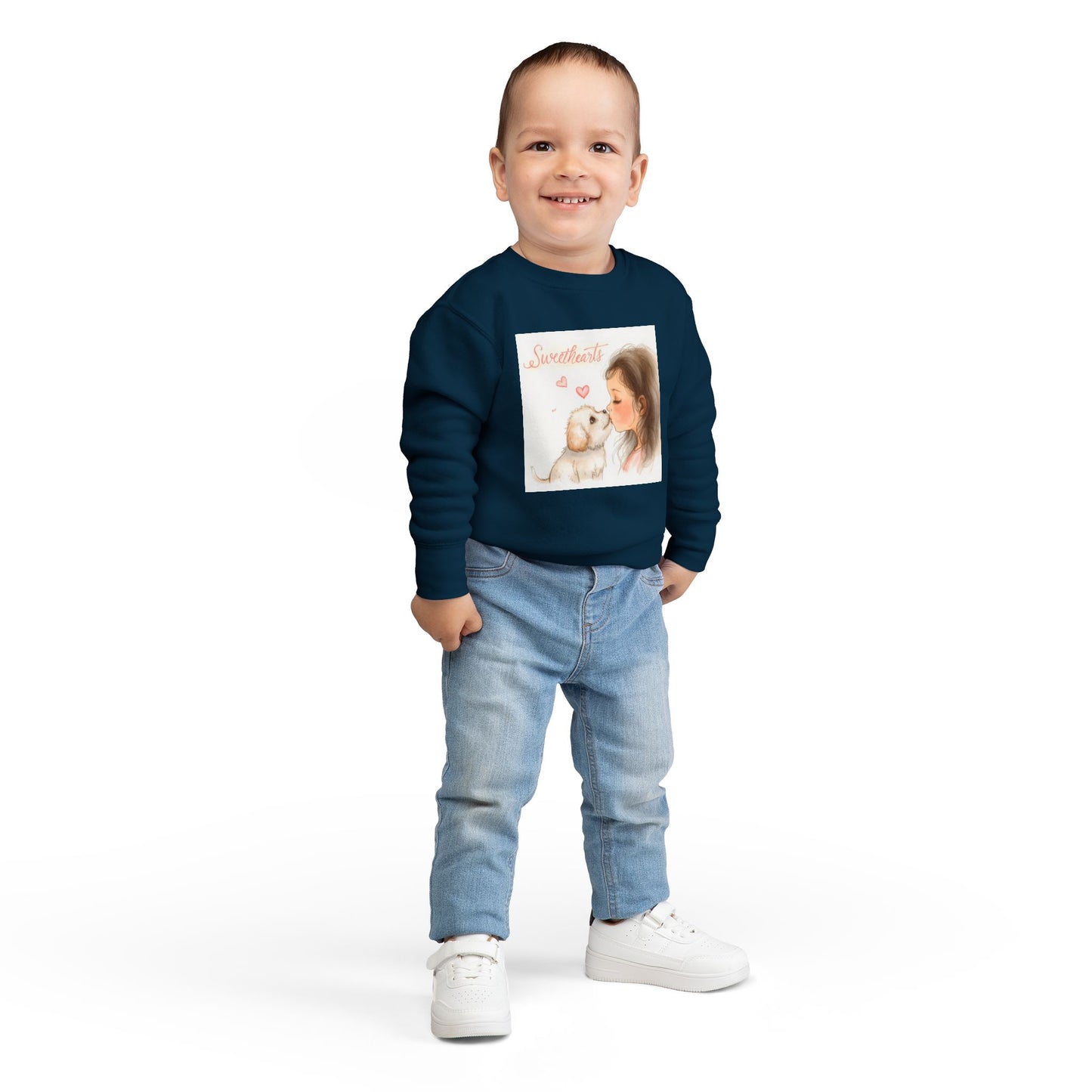 Sweethearts Puppy Moment Children Sweater | Eco-Limited