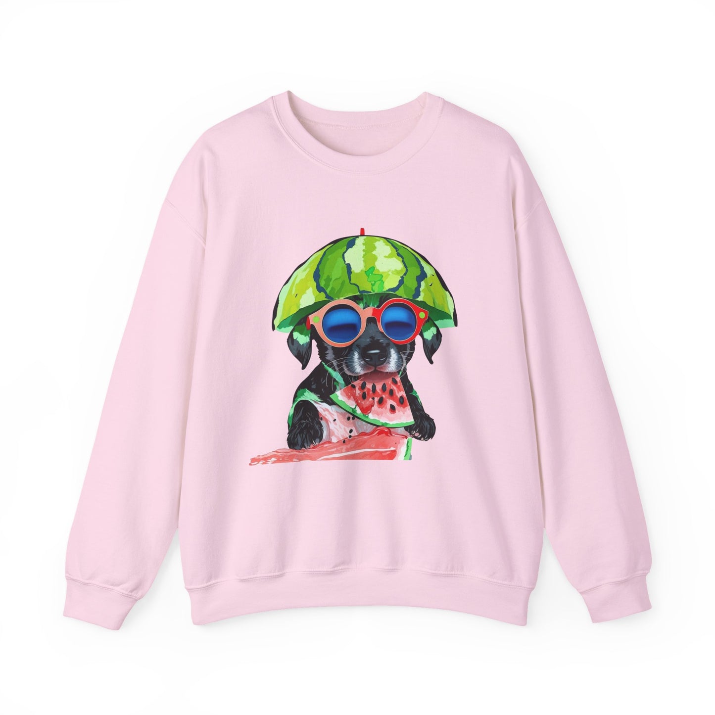 Dog in Helmet & Sunglasses Sweatshirt|Eco-Friendly - Limited