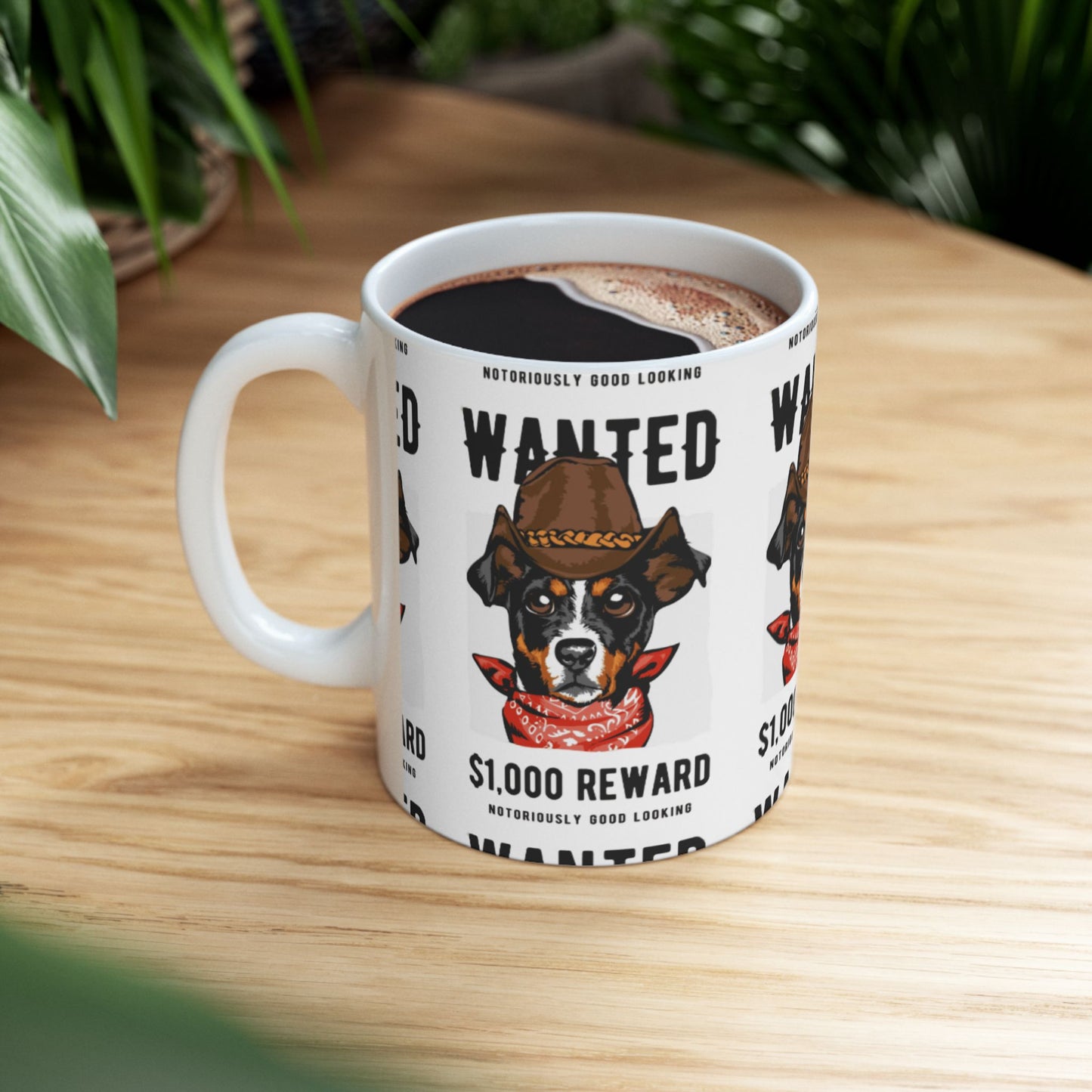 Cowboy Bandana Ceramic Coffee Cup (11oz/15oz)