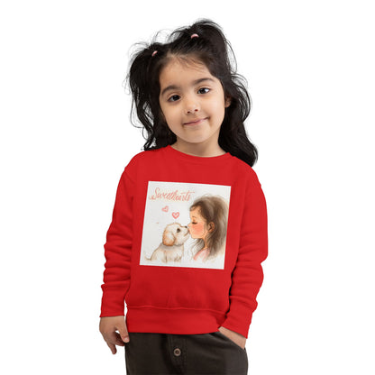 Sweethearts Puppy Moment Children Sweater | Eco-Limited