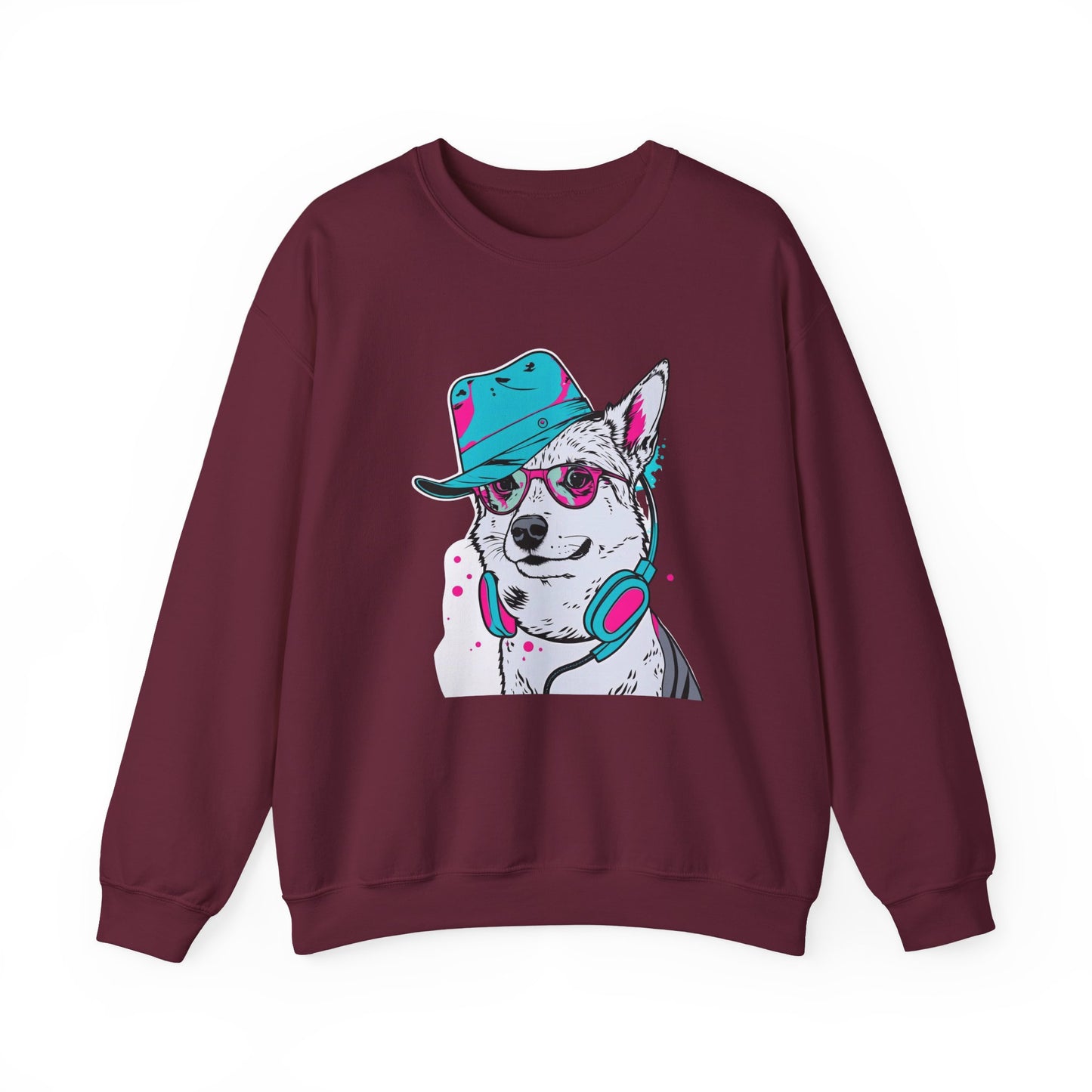 Urban DJ Dog Art Sweater | Eco-Limited