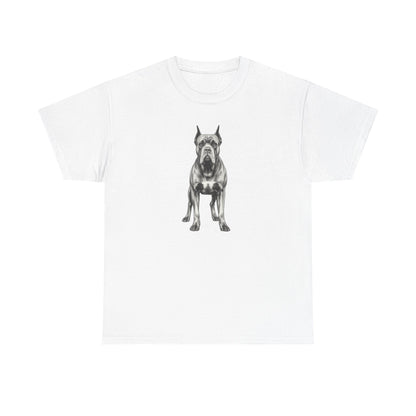 Cane Corso Sketch Minimal Art T-Shirt | Eco-Limited