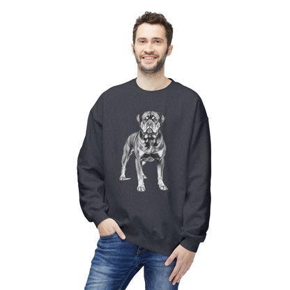 Rottweiler Sketch Minimal Art Sweatshirt | Eco-Limited