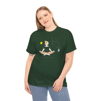 Healthy Lifestyle Illustration T-Shirt | Eco-Limited