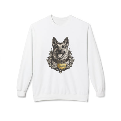 German Shepherd Ink Illustration Sweatshirt | Eco-Limited