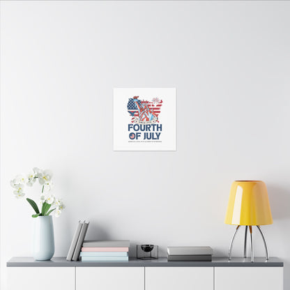 Fourth of July Canvas Wall Art