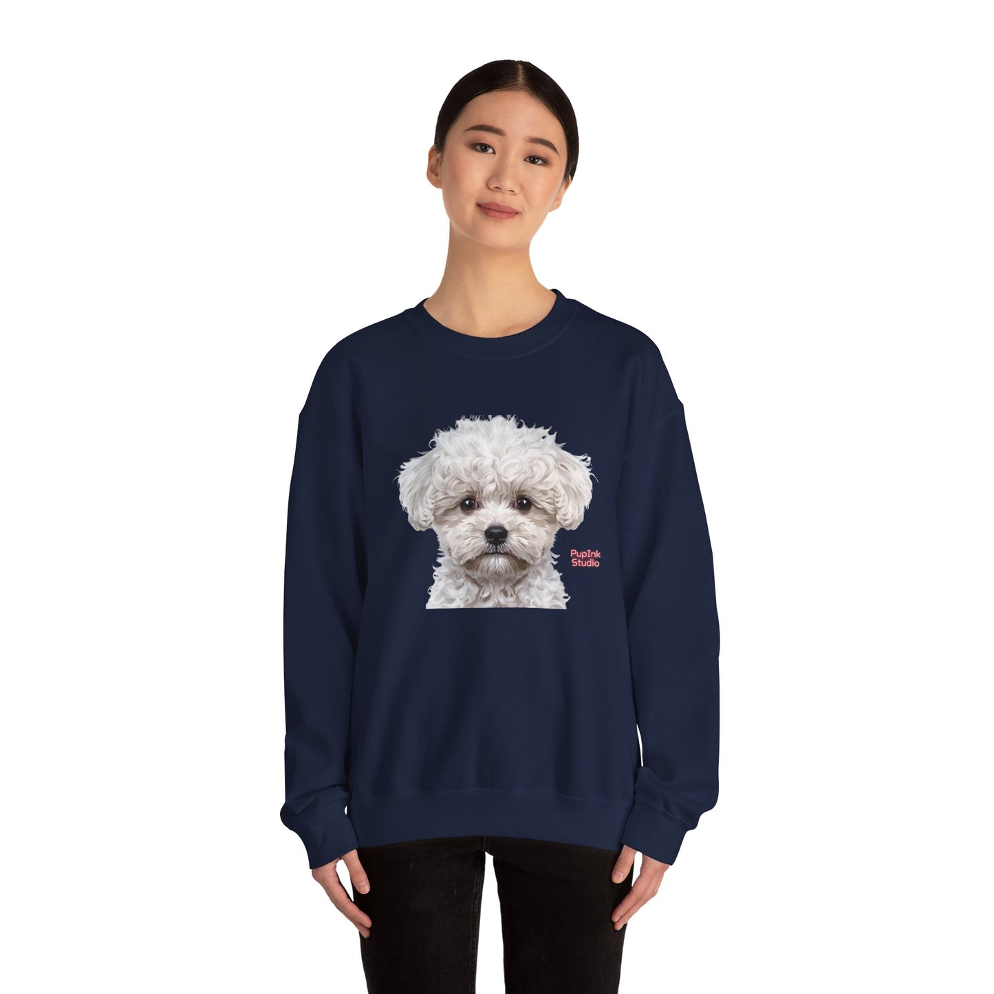 Poodle Portrait Graphic Sweater | Eco-Limited