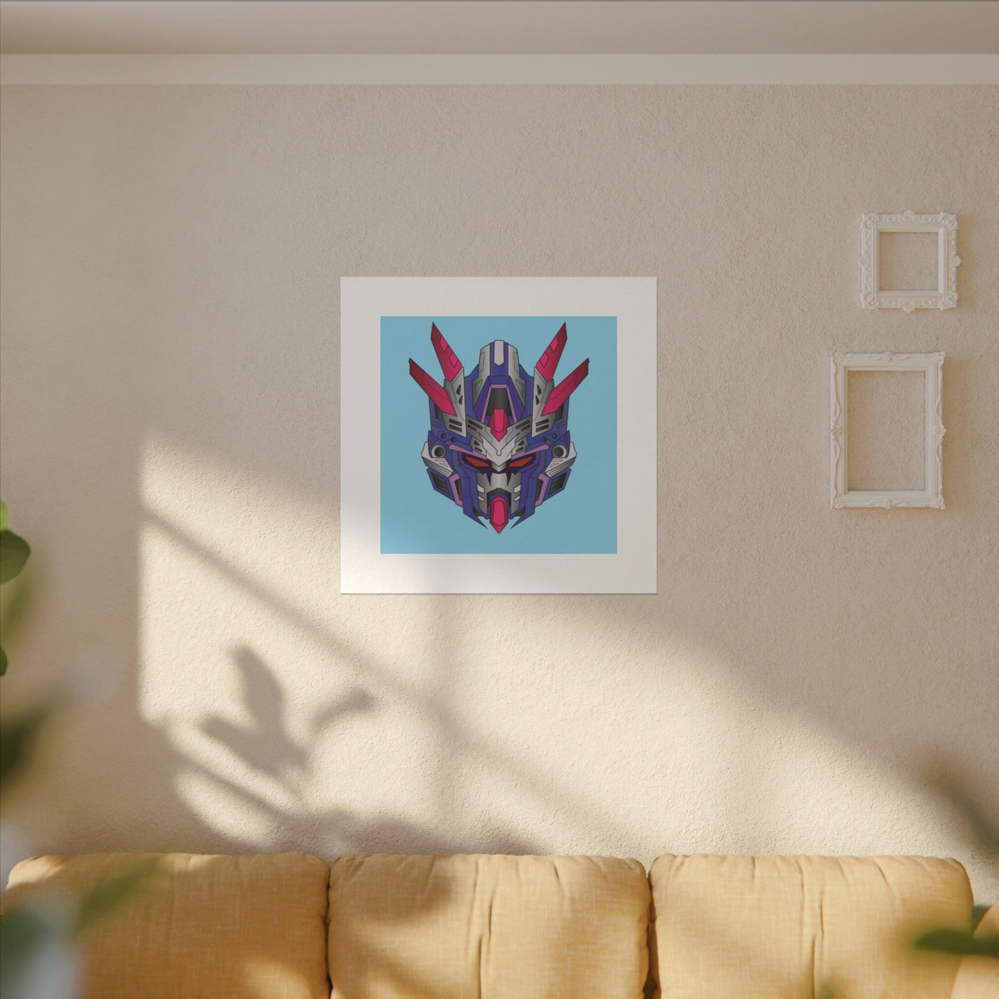Mecha Warrior Helmet Organic Canvas