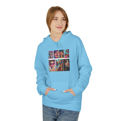 Color Pop Fashion Art Graphic Hoodie | Eco-Limited