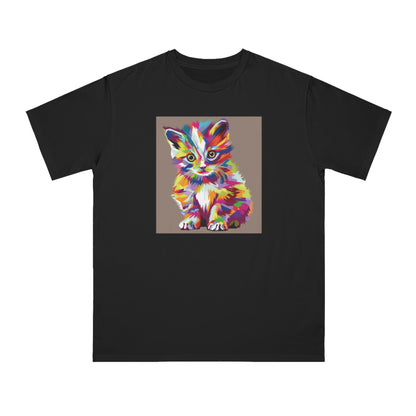 Color Pop Kitten Organic T-Shirt | Organic-Limited