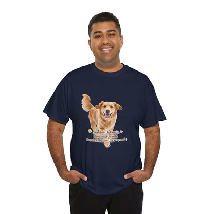 Golden Buddy Character T-Shirt | Eco-Limited