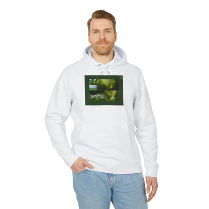 Organic Nature Grid Hoodie | Eco-Limited