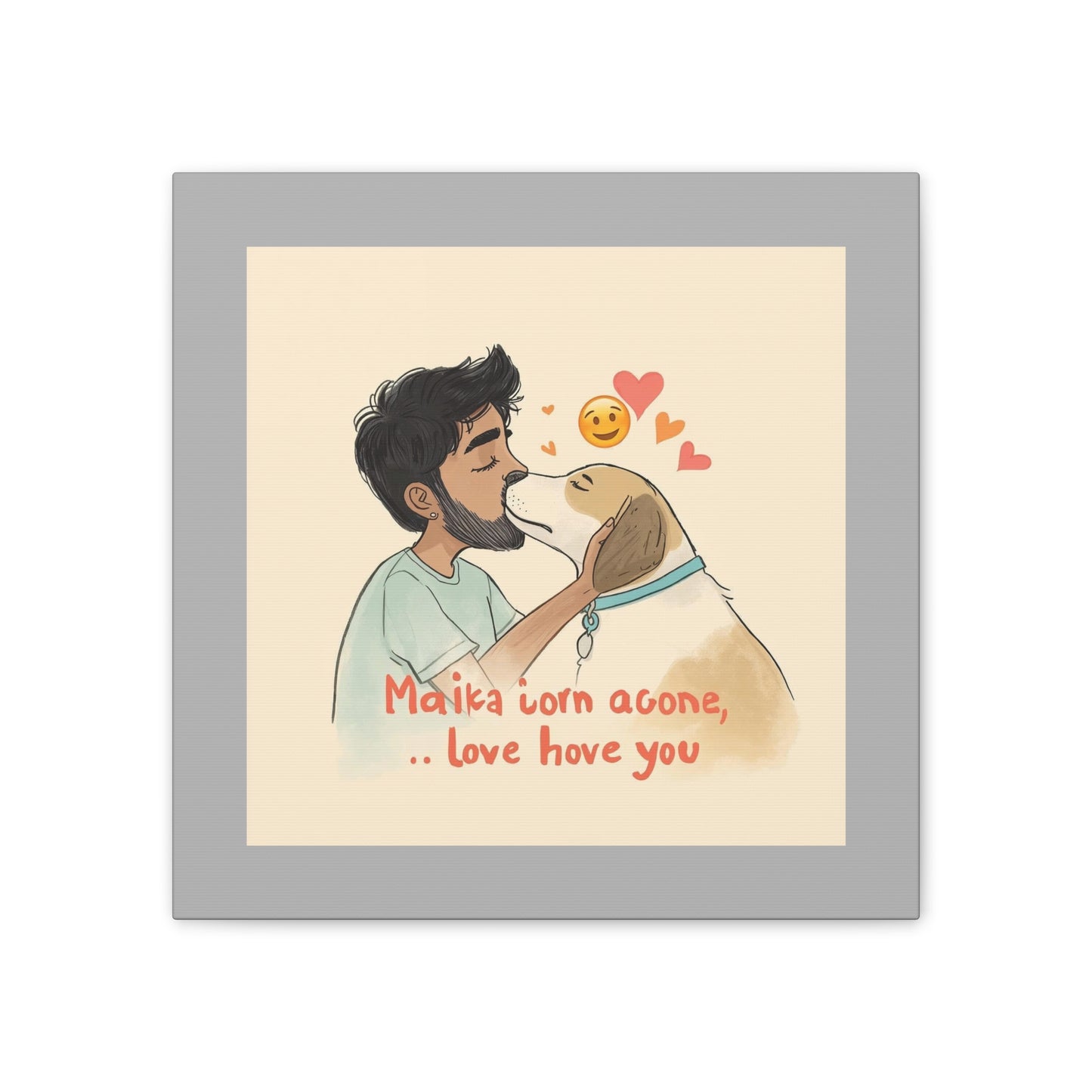 Love Never Leaves Canvas | Eco-Limited