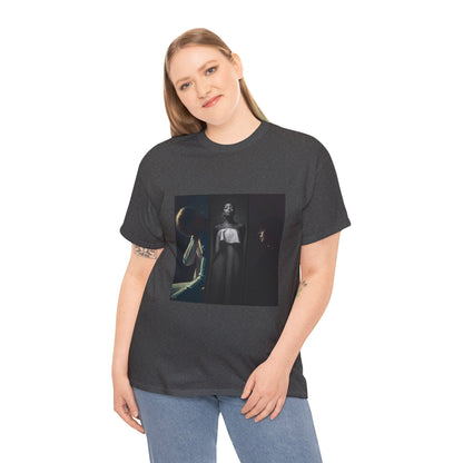 Moody Portrait Triptych Graphic T-Shirt | Eco-Limited