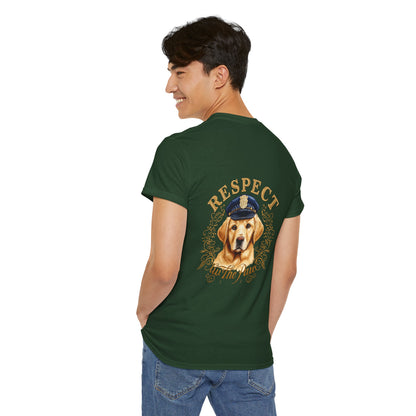 Respect The Paw Golden Retriever T-Shirt | Eco-Limited