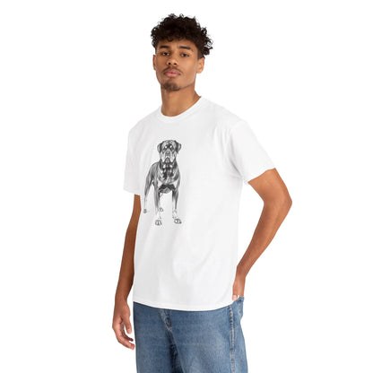 Rottweiler Sketch Minimal Art T-Shirt | Eco-Limited