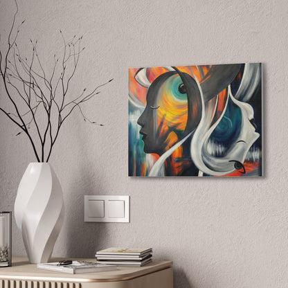 Abstract Expression Portrait Canvas | Eco-Limited