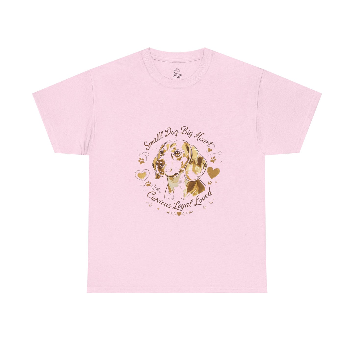 Beagle Small Dog Big Heart T-Shirt | Eco-Limited