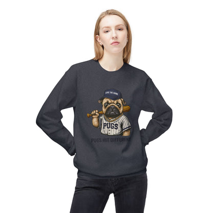 Pugs Hit Different Graphic Sweater | Eco-Limited
