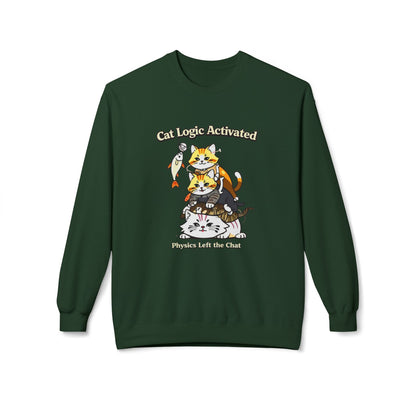 Cat Logic Activated Graphic Sweater | Eco-Limited