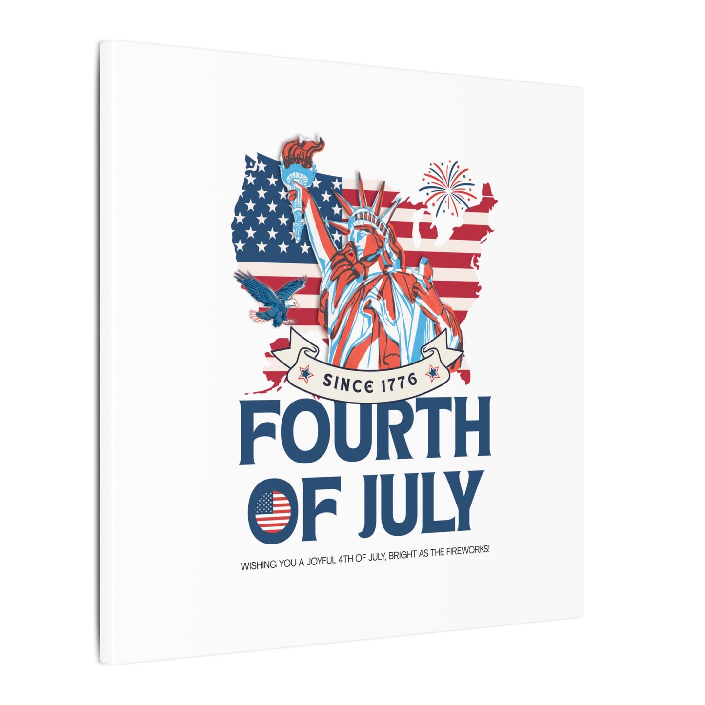 Fourth of July Canvas Wall Art