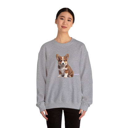 Corgi Puppy Graphic Sweatshirt|Eco-Friendly - Limited