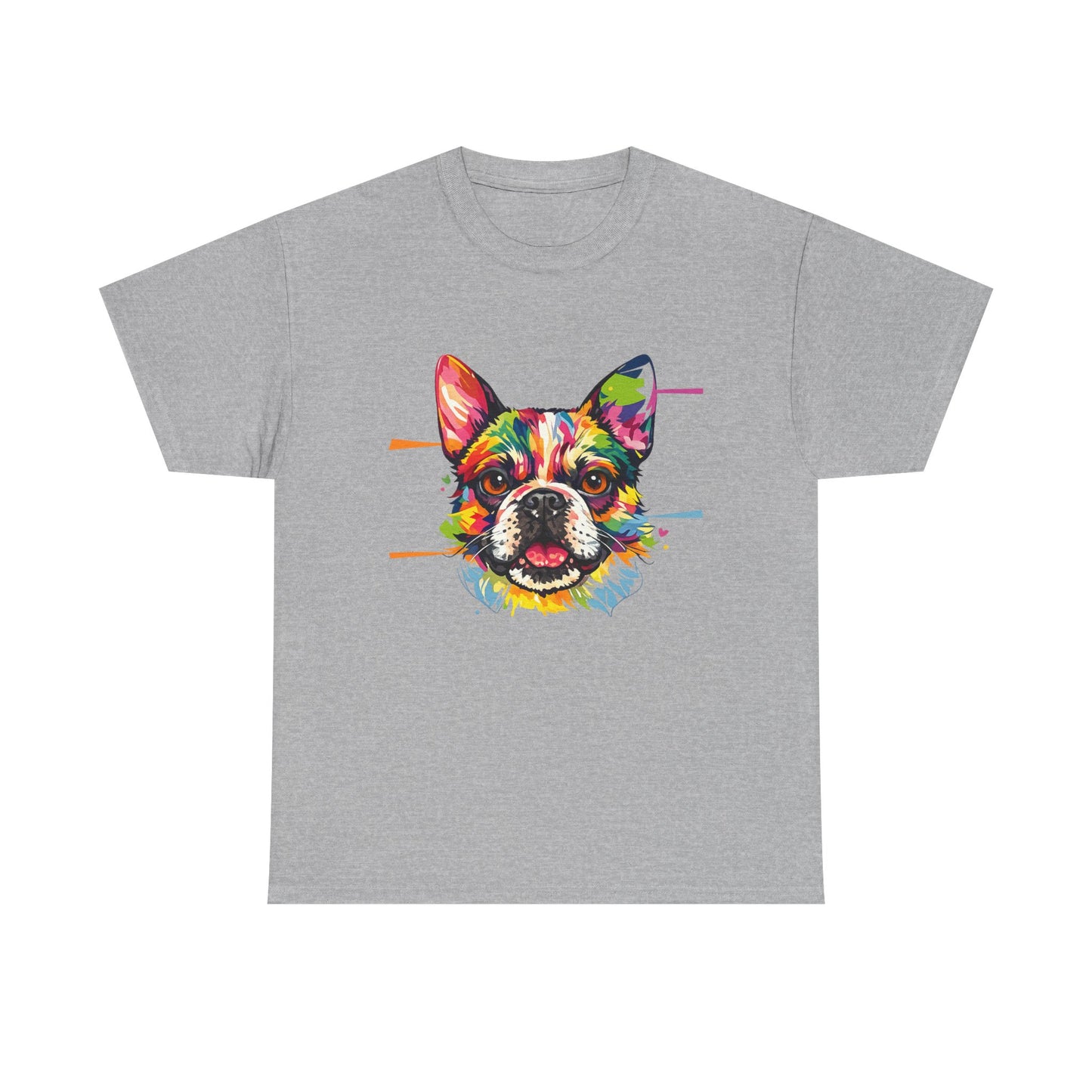 Colorful French Bulldog Art T-Shirt | Eco-Limited