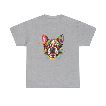 Colorful French Bulldog Art T-Shirt | Eco-Limited