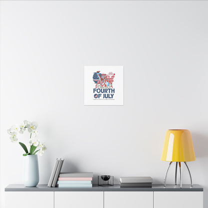 Fourth of July Canvas Wall Art