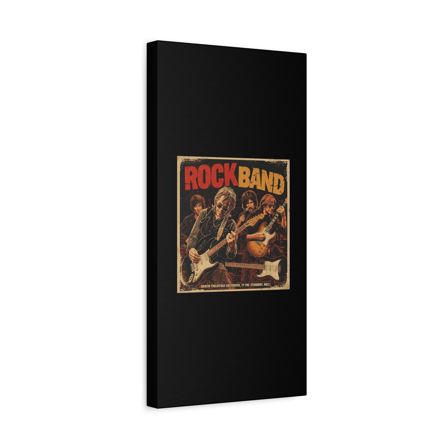 Rock Band Vintage Canvas Wall Art | Eco - Limited