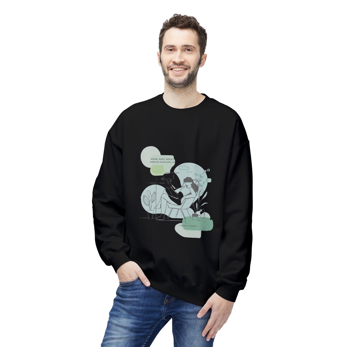Offline Mode Mind Over Noise Sweater | Eco-Limited