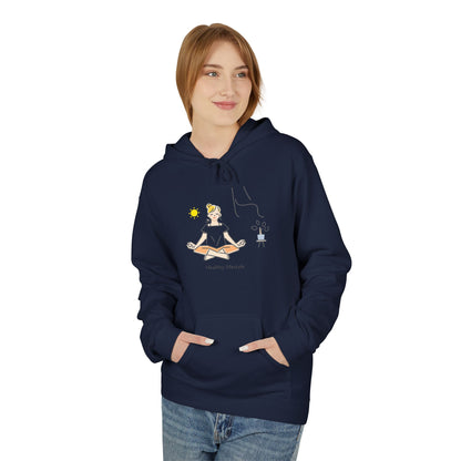 Healthy Lifestyle Illustration Hoodie | Eco-Limited