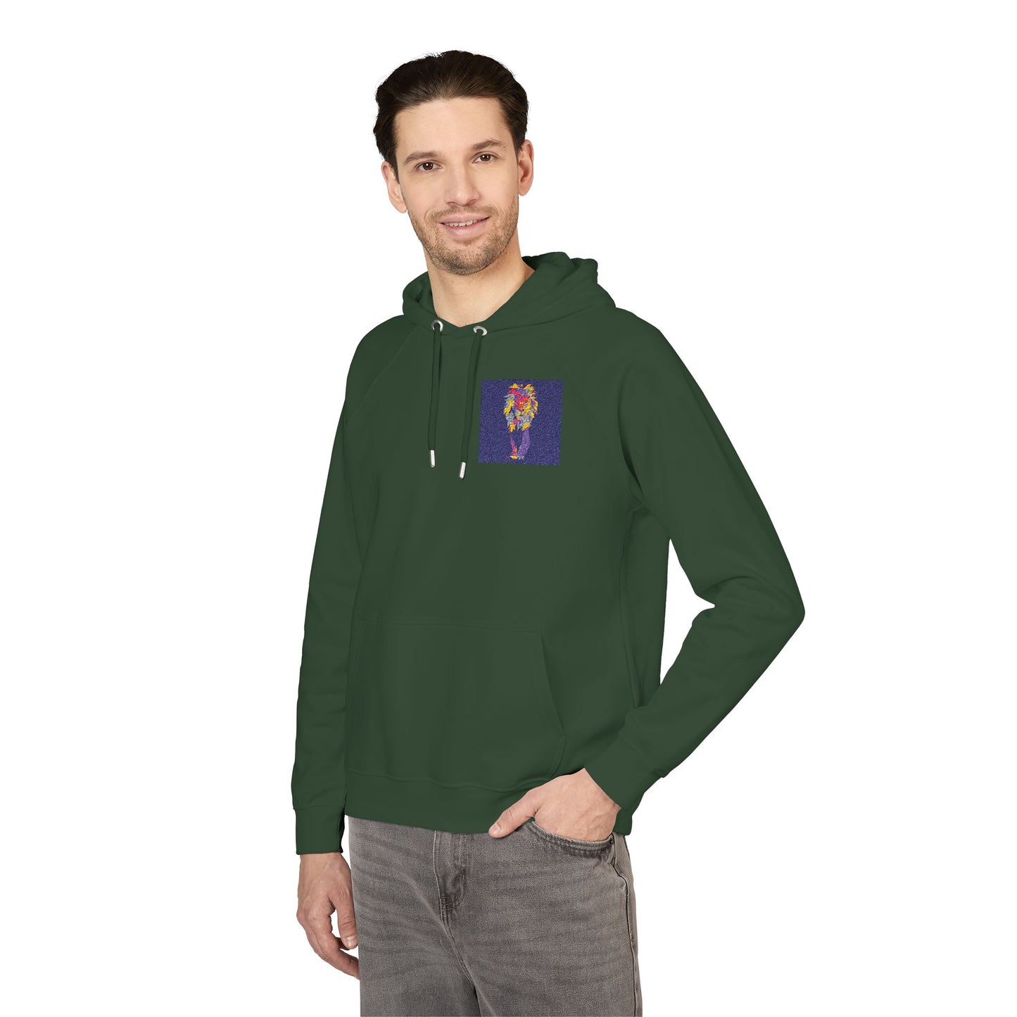 Organic Abstract Figure Art Hoodie | Eco-Limited