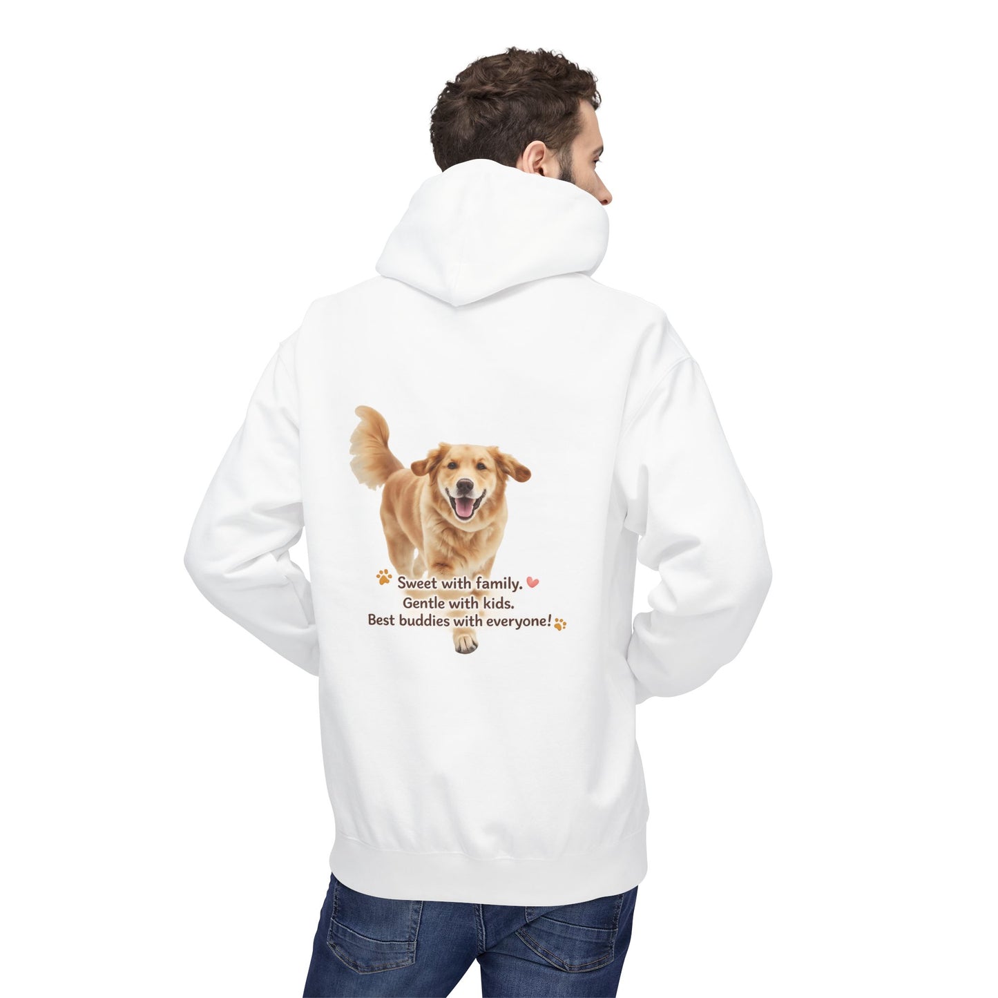 Golden Buddy Character Hoodie | Eco-Limited