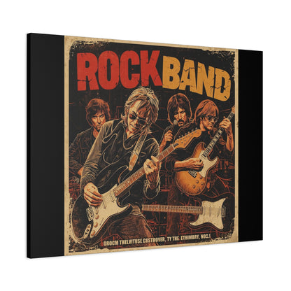 Rock Band Vintage Canvas Wall Art | Eco - Limited
