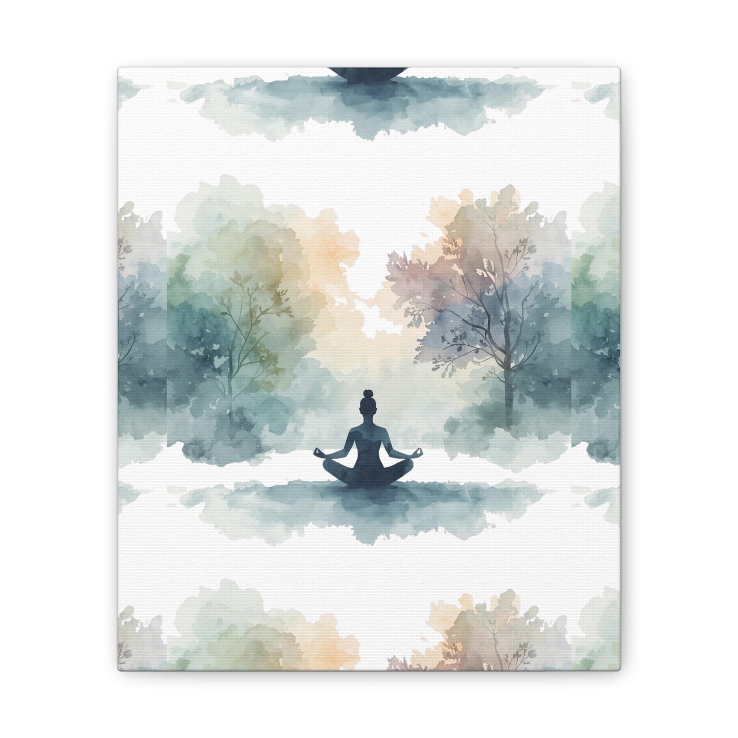 Peace Within Meditation Canvas Wall Art | Eco-Limited