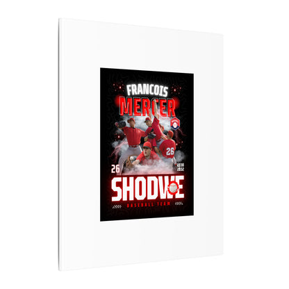 Baseball Team Player Poster