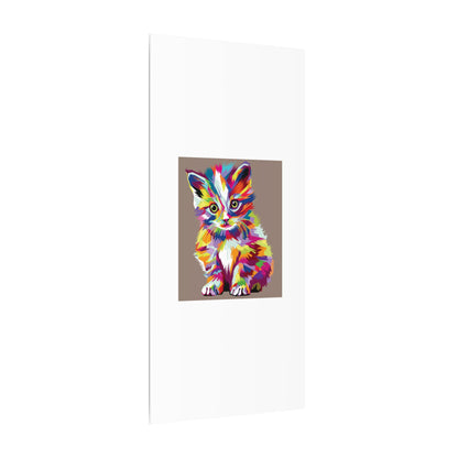 Vibrant Stretched Wall Art for Cat Lovers