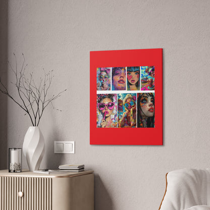 Pop Art Muse Canvas | Statement Wall Art