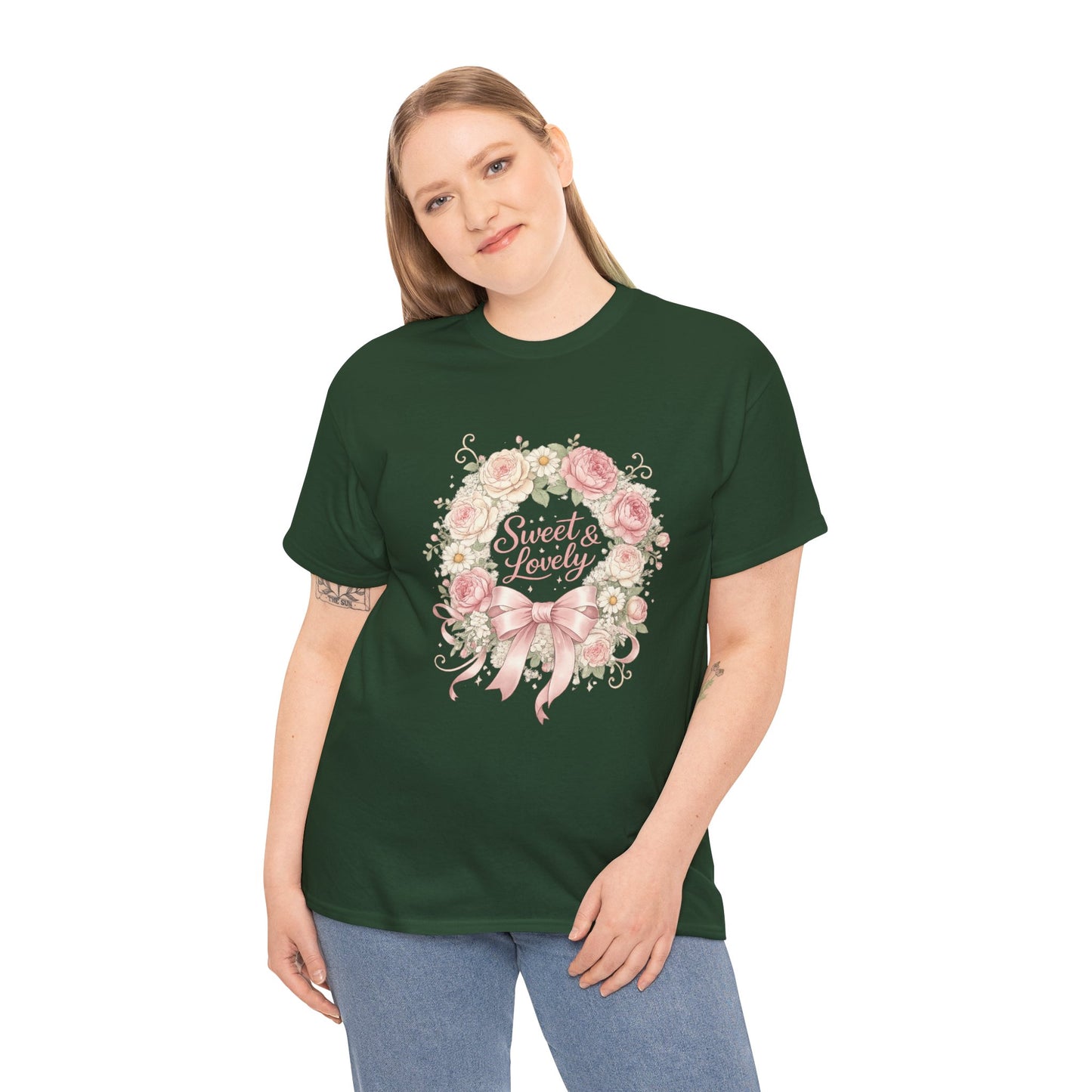Sweet Lovely Floral LOVE T-Shirt | Eco-Limited