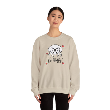 So Fluffy Puppy Graphic Sweatshirt | Eco-Limited
