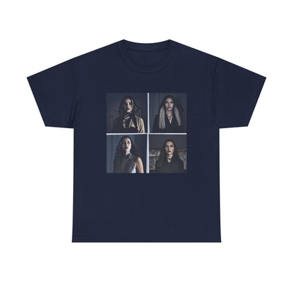 Dark Portrait Grid T-Shirt | Eco-Limited