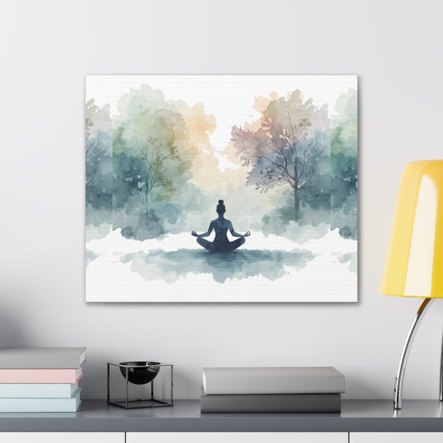 Peace Within Meditation Canvas Wall Art | Eco-Limited