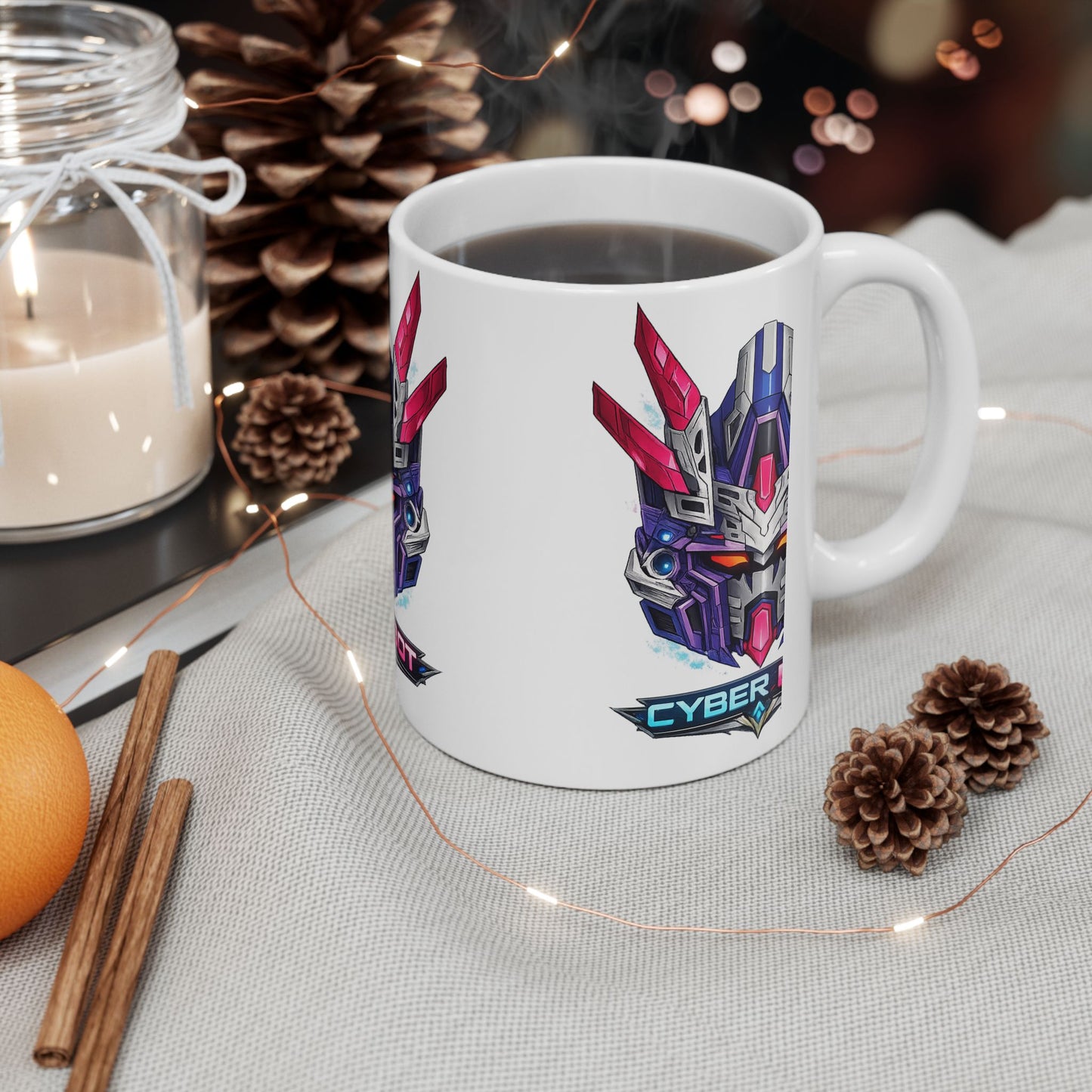 Cyber Bot Graphic Mug | Eco-Limited