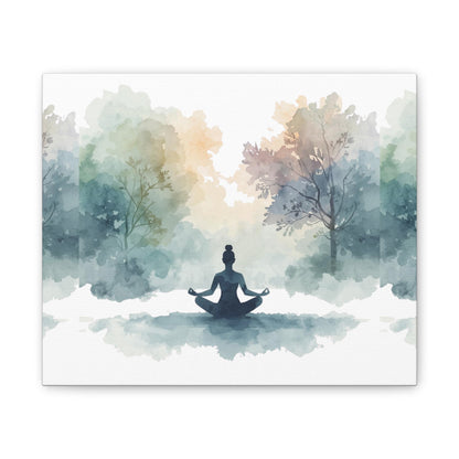Peace Within Meditation Canvas Wall Art | Eco-Limited