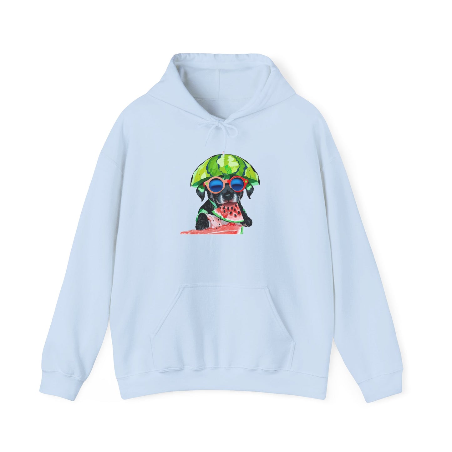 Cute Watermelon Pup Graphic Hoodie|Eco-Friendly - Limited