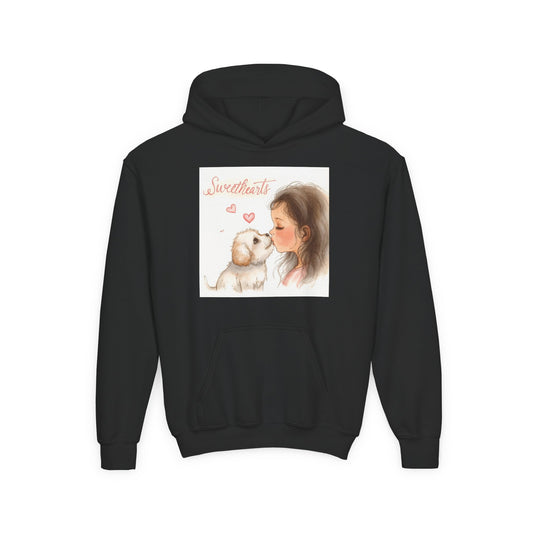 Sweethearts Puppy Moment Children Hoodie | Eco-Limited