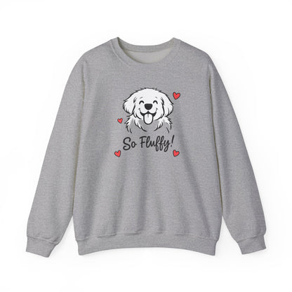 So Fluffy Puppy Graphic Sweatshirt | Eco-Limited