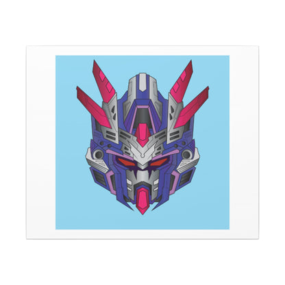 Mecha Warrior Helmet Organic Canvas